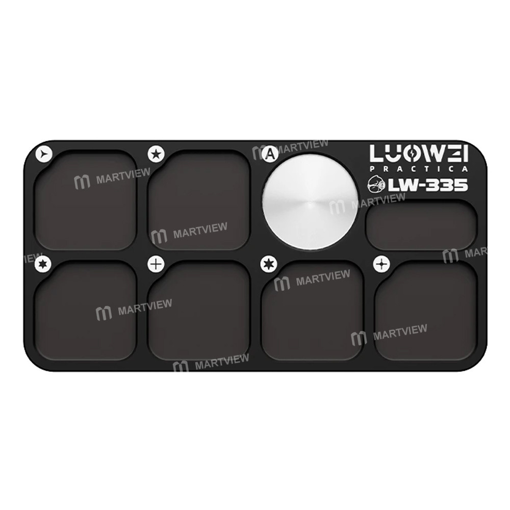 luowei lw-335-7-separate-zones-aluminum-alloy-screw-magnetic-storage-board-1