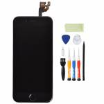 Replacement OEM iPhone 6 LCD with spareparts home button earphone camera etc black