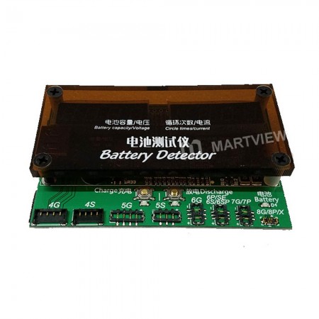 Battery Detector Diagnostic Tester for iPhone 4 / 4S / 5 / 5S / SE / 6 / 6 Plus / 6S / 6S Plus / 7 / 7 Plus / 8 / 8 Plus / X