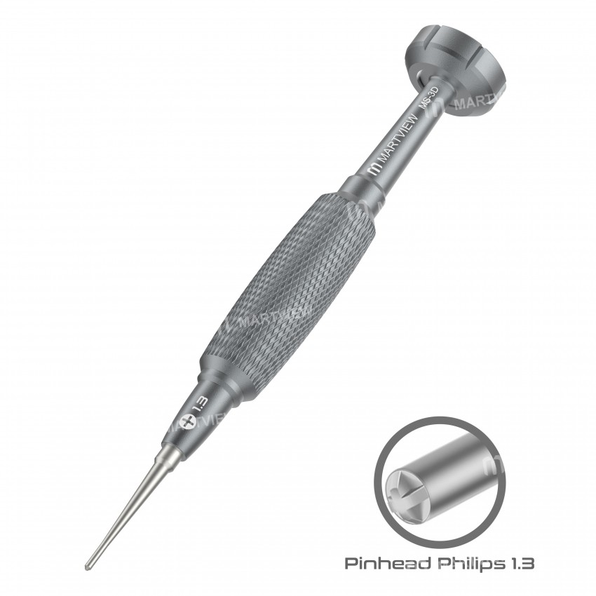Martview MS-3D Aluminium Strong Hardness High-Precision Anti-Rust Anti-Slip Magnetic Screwdriver - M