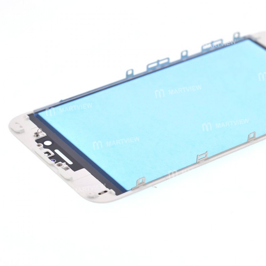 Replacement touch screen digitizer outer glass lens with bezel frame pre assembled for iPhone 6s plu