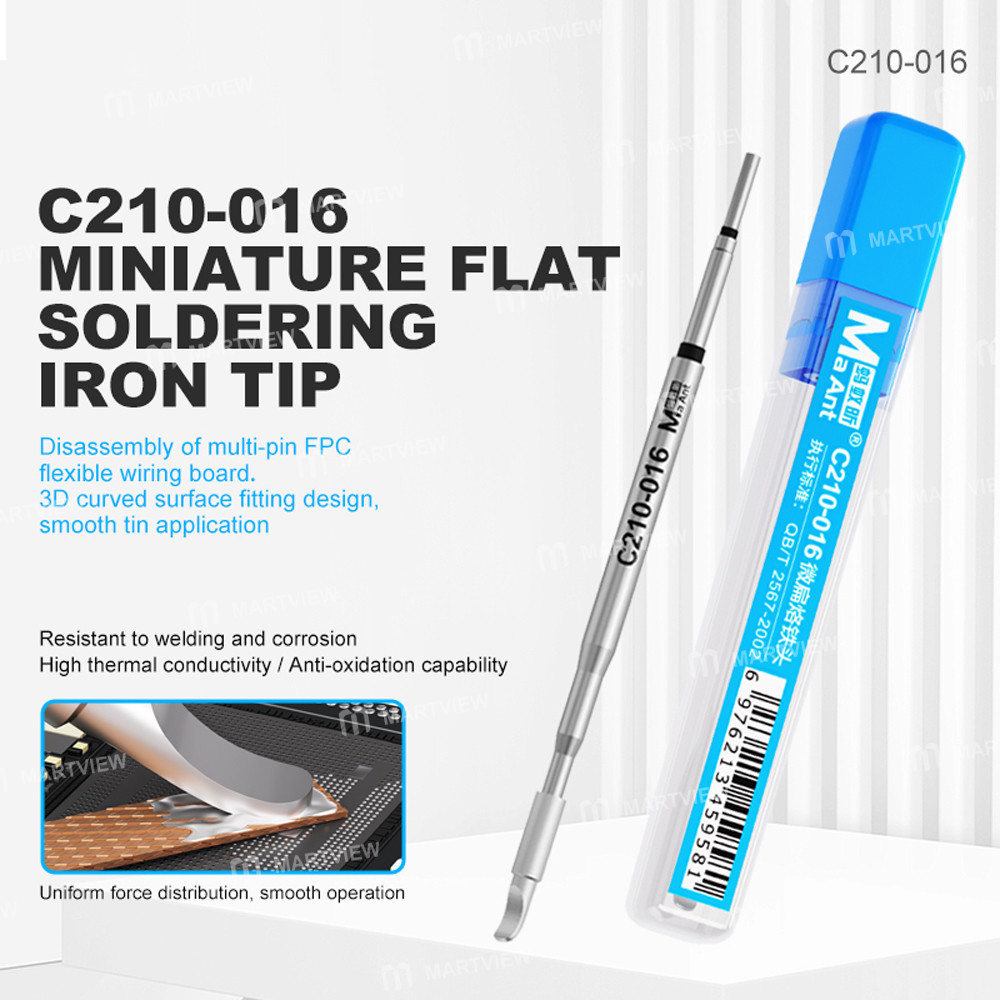 maant c210-016-miniature-flat-soldering-iron-tip-for-multi-pin-fpc-flexible-disassembly-2