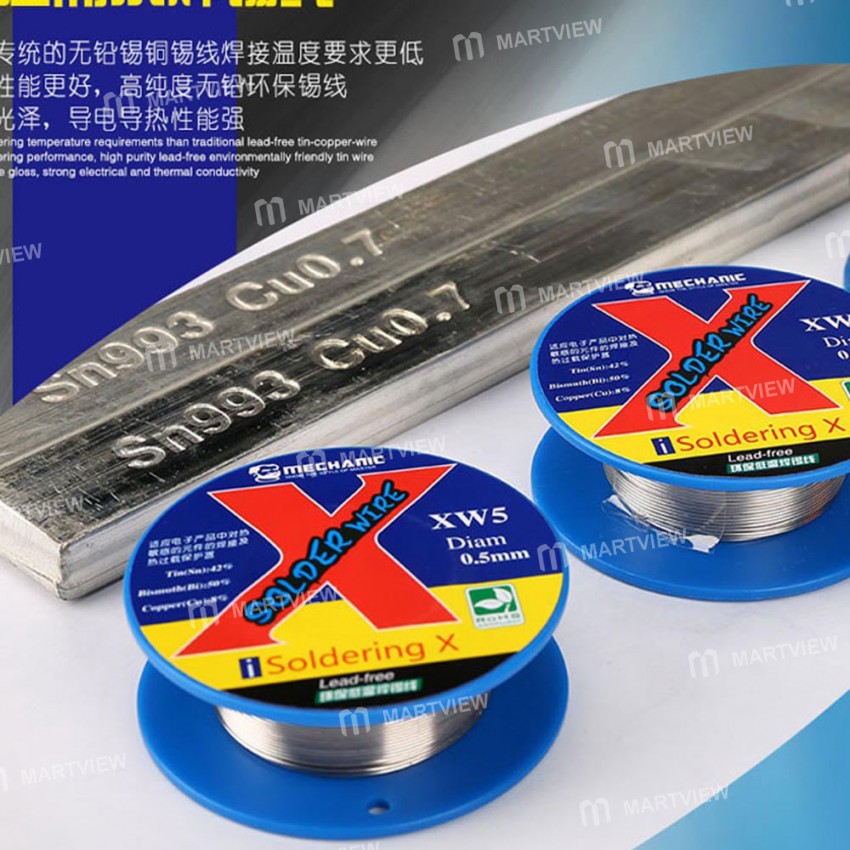 Mechanic I Soldering XW Low Temperature 138° Welding Wire For IPhone X / Xs / XR / Xs Max