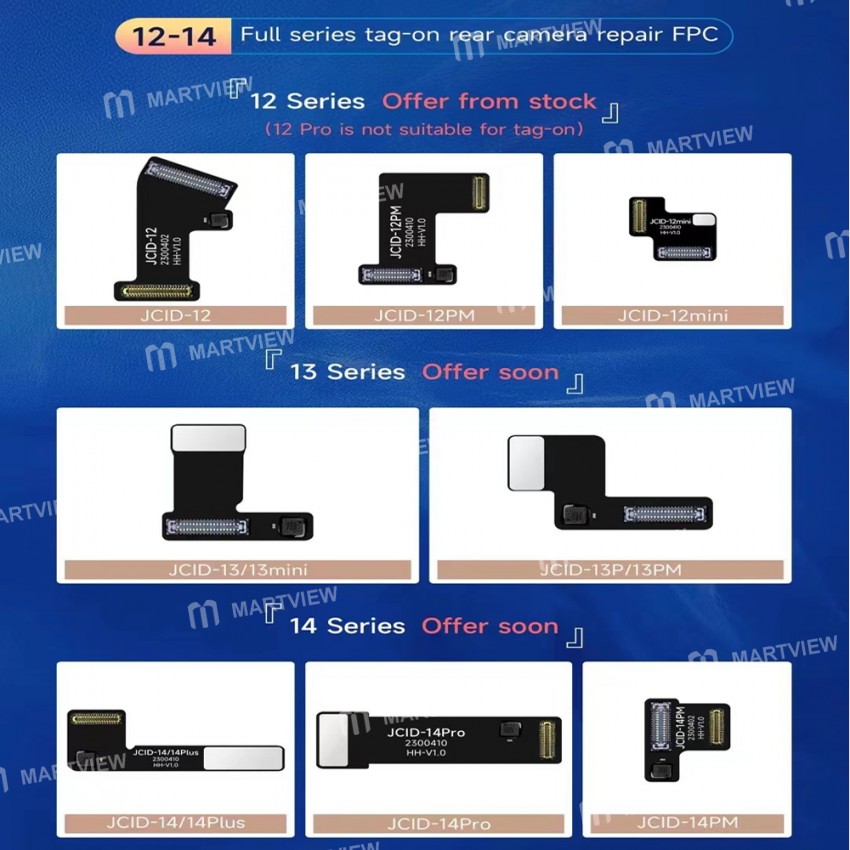 jcid tag-on-wide-angle-rear-camera-repair-flex-cable-3