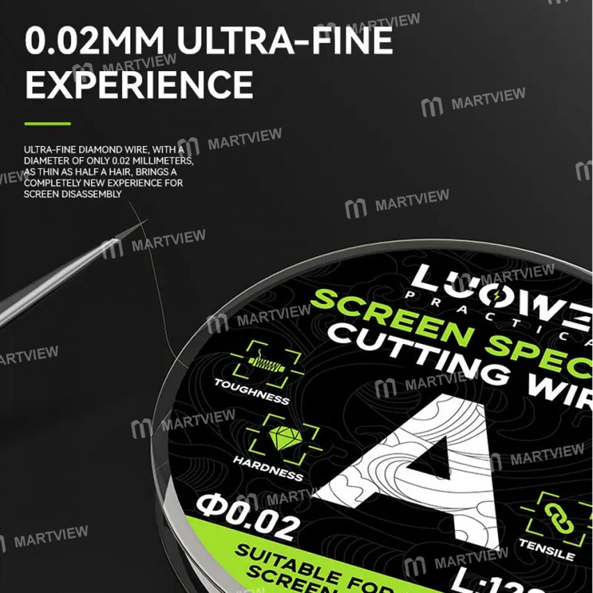 luowei 120m-lcd-screen-disassembly-molybdenum-alloy-separation-cutting-wire-3