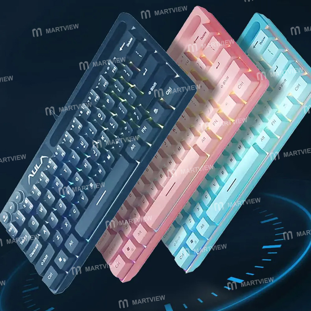 aula f3061-wired-mini-64-key-color-lighting-effects-mechanical-keyboard-9