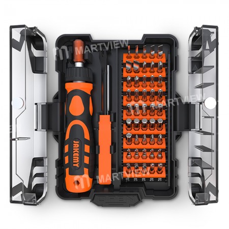 JAKEMY JM-6124 48-in-1 Multifunctional Precision Labor-saving Ratchet Handle Screwdriver Set