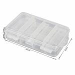 BST-653 Multi-function Double-Deck Design Component IC Parts PVC Plastic Storage Box