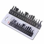 Jabeud 17-in-1 BGA Maintenance Knife for CPU NAND CHIP IC Remove Glue