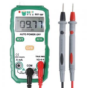 BST-58F Portable 9999 Auto Ranging True - RMS Multimeter with Digital ...