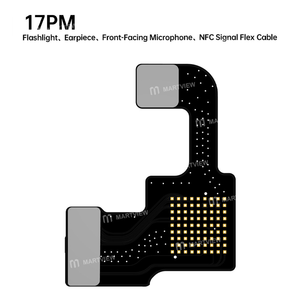 mryang flash-earpiece-front-microphone-nfc-signal-flex-cable-for-iphone-17-pro-17pro-max-5
