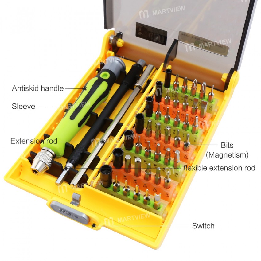 BST-8913 45-in-1 Precision Magnetic Screwdriver Set
