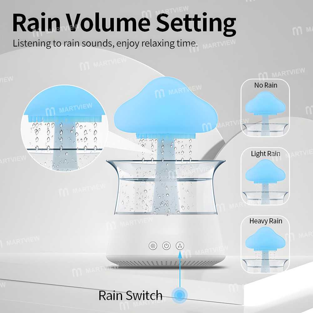 rain cloud-humidifier-water-drip-5h-timer-aromatherapy-essential-oil-diffuser-with-7-led-nighttime-0