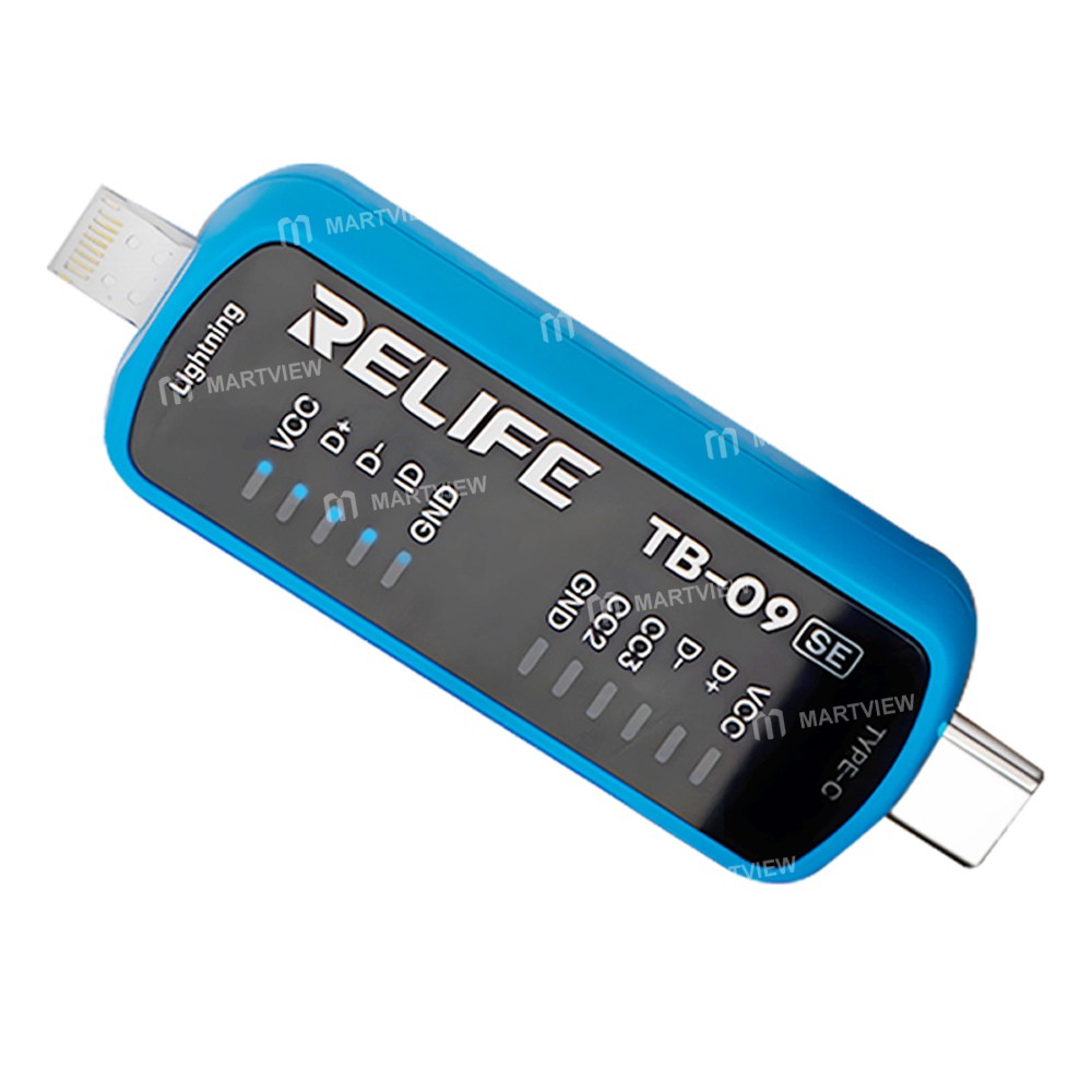 relife tb-09-se-simple-type-c-lightning-charging-port-tester-for-iphone-and-android-phones-4