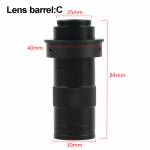 100X 130X C Mount Lens 14MP 1080P 60F / S HDMI VGA Video Camera 56LED Light Digital Microscope Set