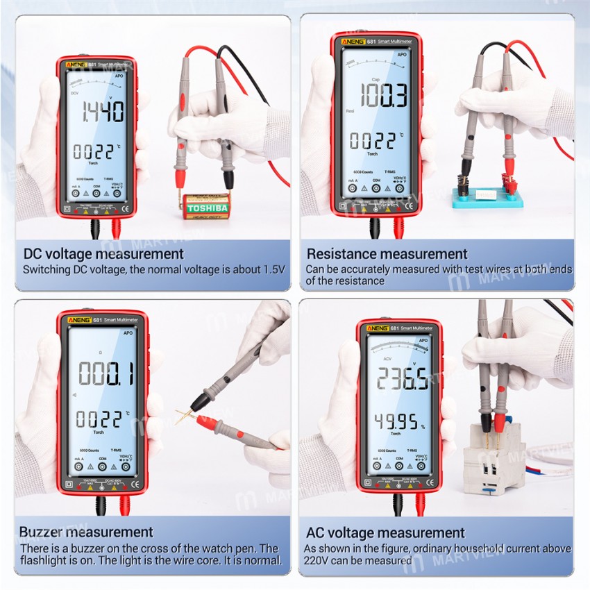 aneng 681-rechargeable-non-contact-lcd-screen-digital-professional-multimeter-5