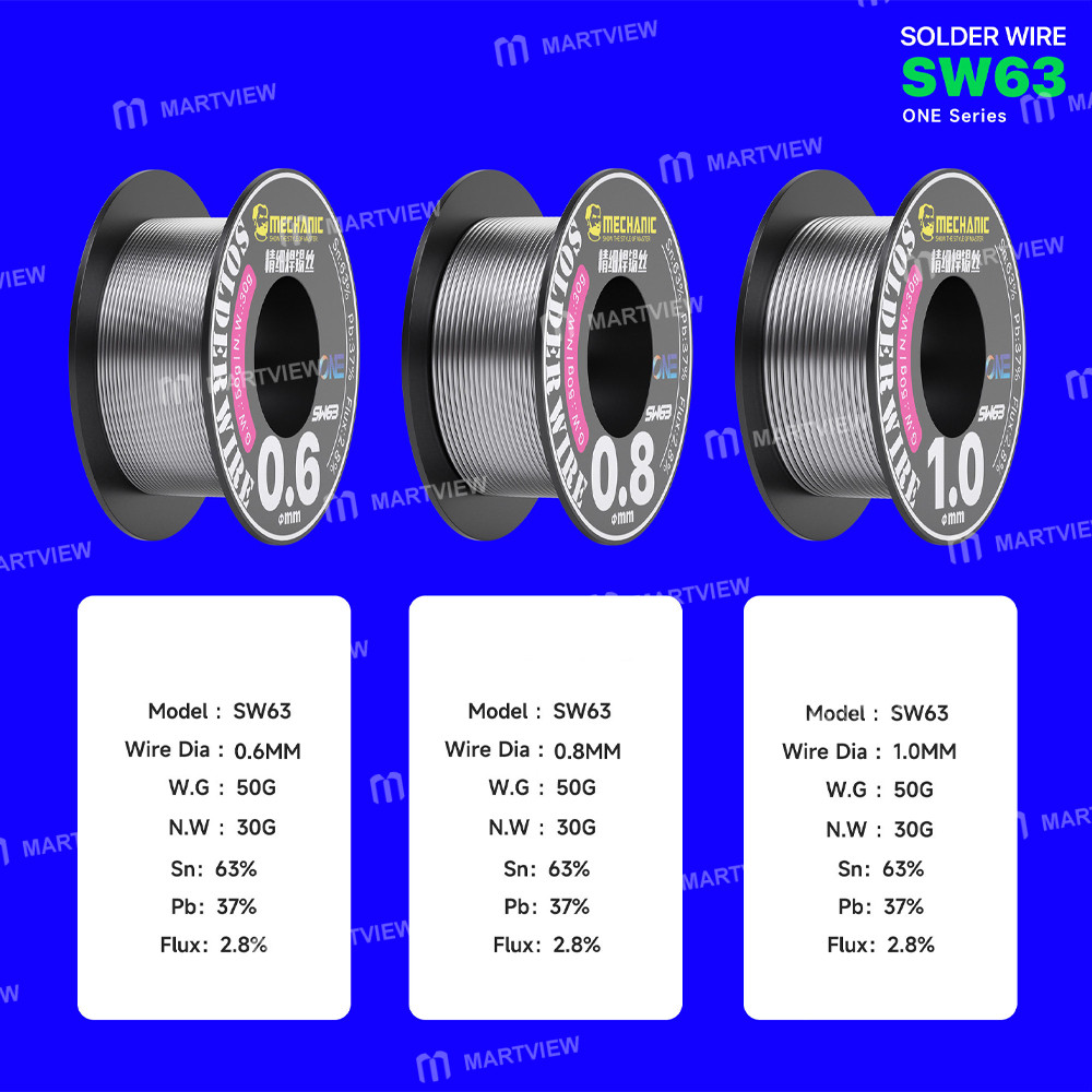 mechanic one-series-sw63-high-purity-no-clean-low-odor-precision-lead-based-solder-wire-4