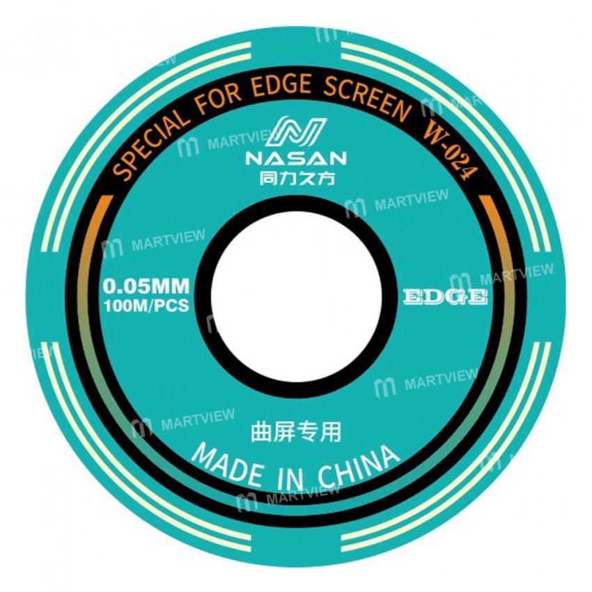 nasan w-024-100m-curved-screen-cutting-diamond-wire-for-lcd-display-screen-separator-repair-4