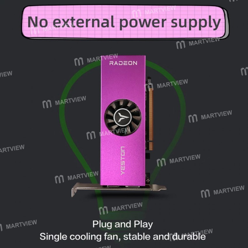 yeston rx6400-4g-d6-lp-4g-64bit-gddr6-graphics-card-with-hd-dp-output-ports-6