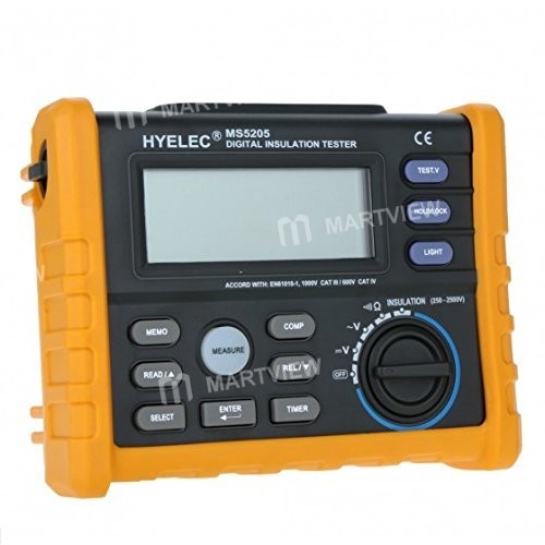 PEAKMETER MS5205 Digital Insulation Resistance Meter Multimeter Megohm Tester
