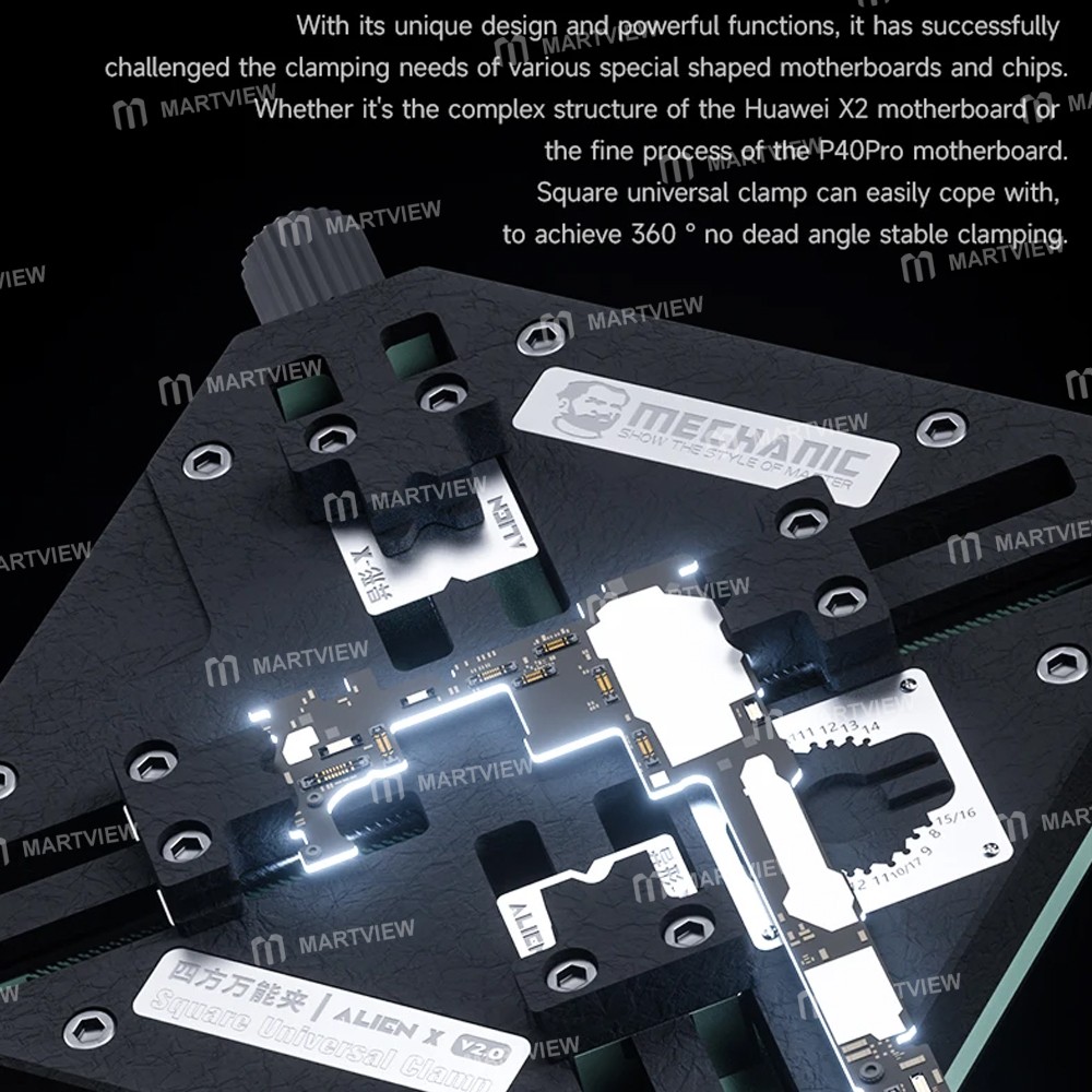 mechanic alien-x-v20-360-rotation-universal-motherboard-fixture-with-chip-positioning-area-3