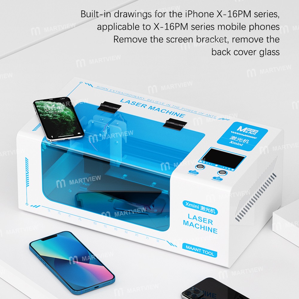maant xmini-laser-machine-for-iphone-x-16pm-removing-rear-cover-glass-screen-bracket-8