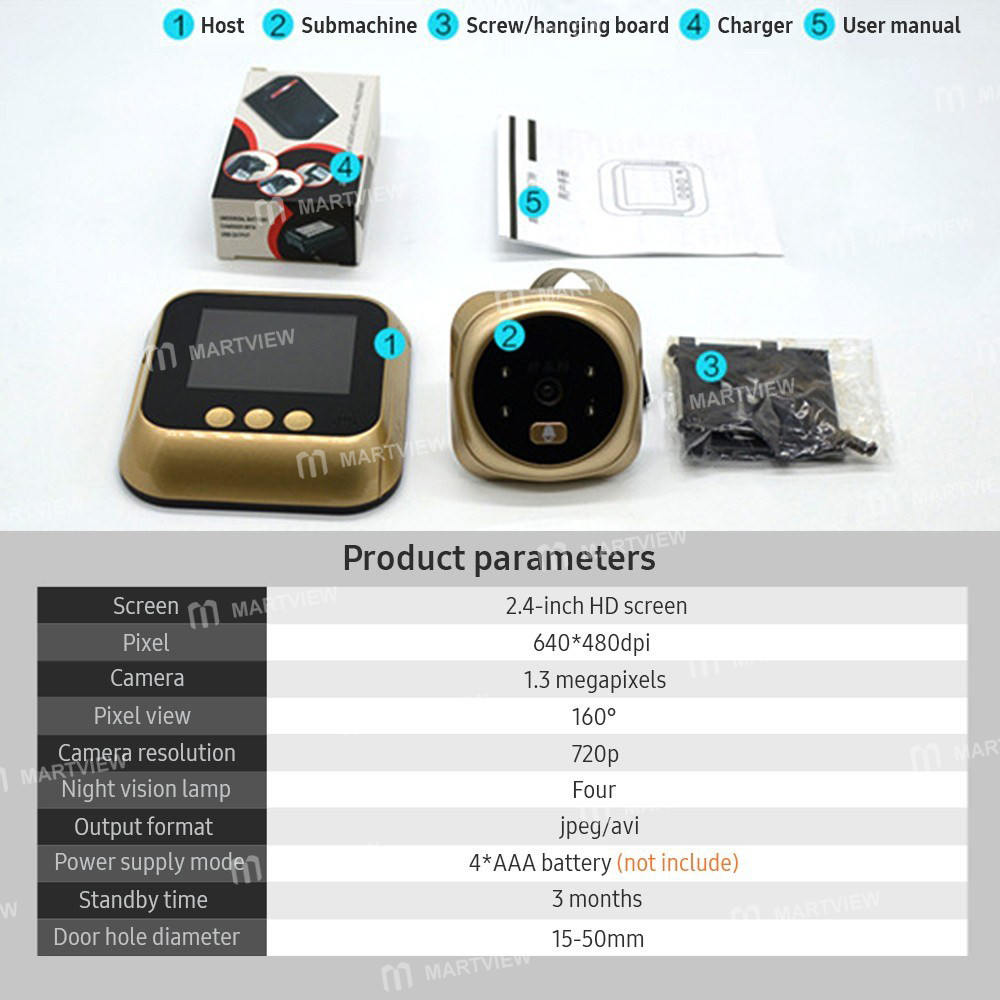 wifi doorbell-door-viewer-camera-wireless-monitor-3