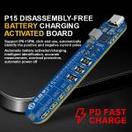 jtx p15-disassembly-free-battery-charging-activation-board-with-pd-charging-for-iphone-6-to-15pro-ma