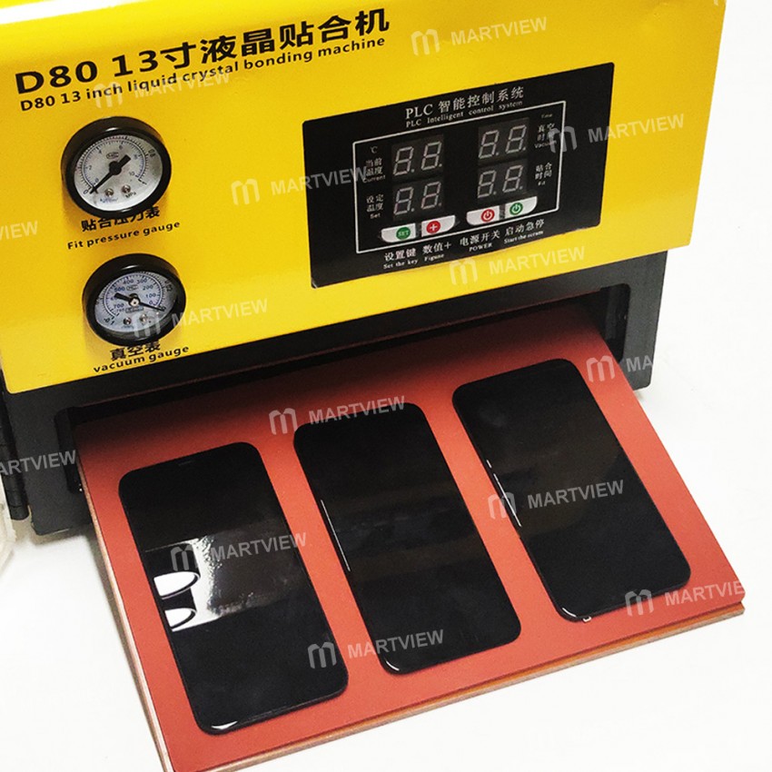 Kailiwei D80 13-inch Automatic OCA Laminating Machine for Phone Straight Screen / Cover Refurbish