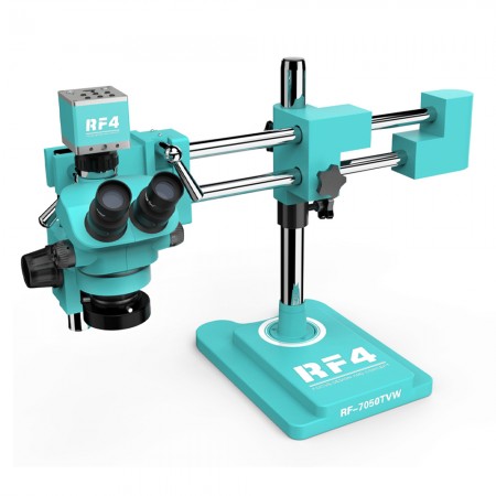 RF4 RF-7050TVW-4KC1 Binocular Stereo Zoom Industrial Microscope with 4K Ultra HD Camera