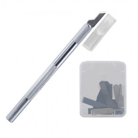 BST-68A 10-in-1 Non-Slip Metal Precision Cutting Knifes with 9 Blades
