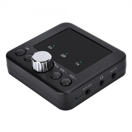 RT05 2-in-1 AUX Input Bluetooth 5.2 Audio Adapter for Computer / TV / Projector / Car