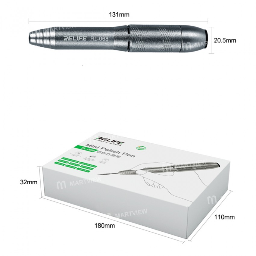 Relife RL-068 Mini Polishing Pen Multi-Speed Electric Drill Engraving Pen Grinding Drilling Cutting