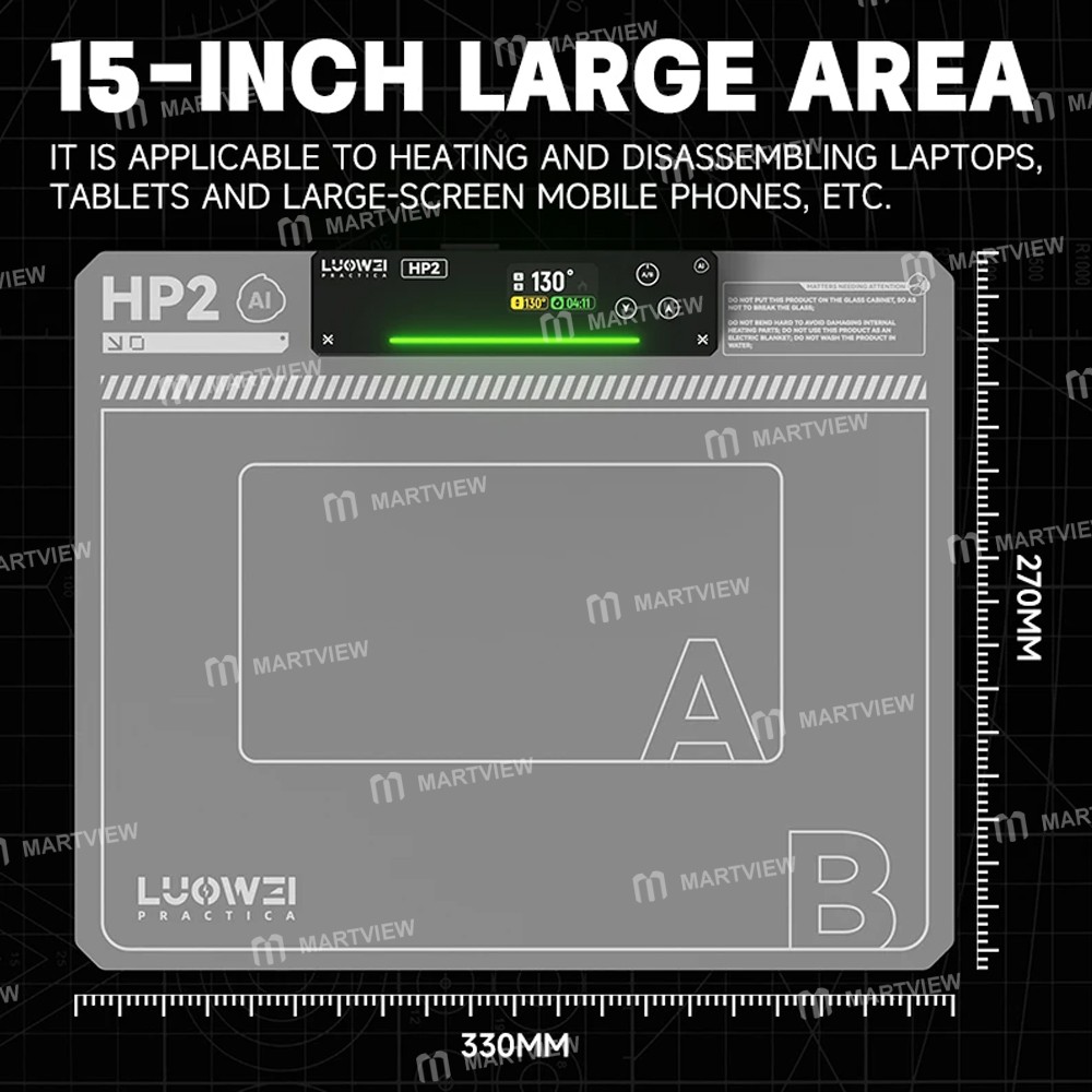 luowei lw-hp2-15-inch-al-artificial-intelligence-screen-heating-table-for-notebook-tablet-phone-3