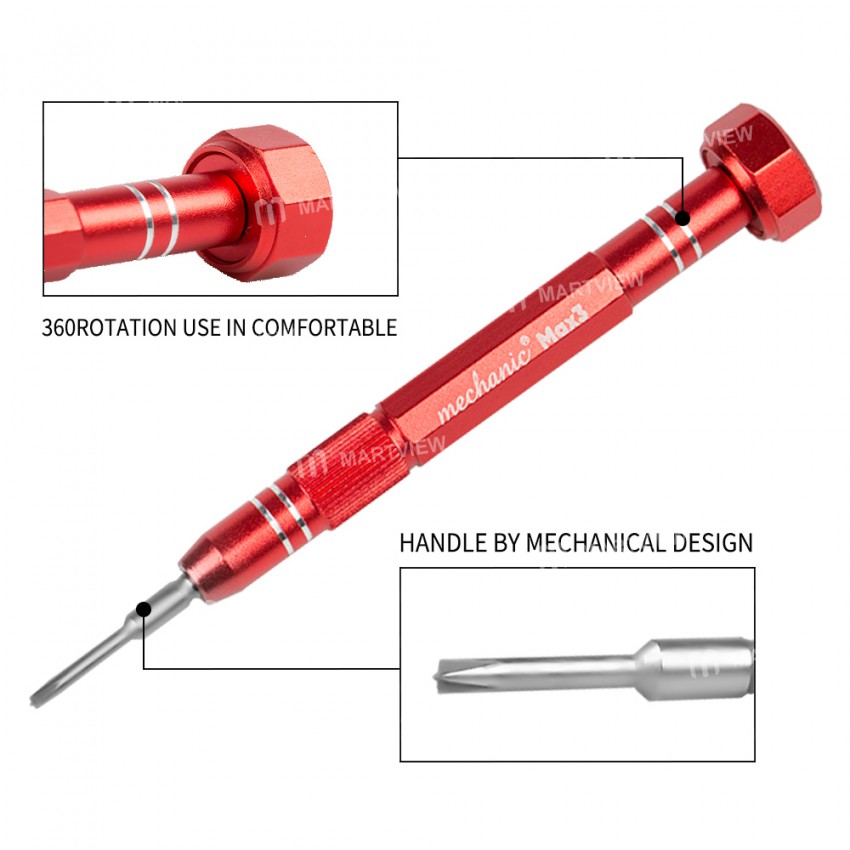 Mechanic Max 3 Non-slip High Precision Aluminum Alloy 3D Screwdriver for Mobile Phone Repair