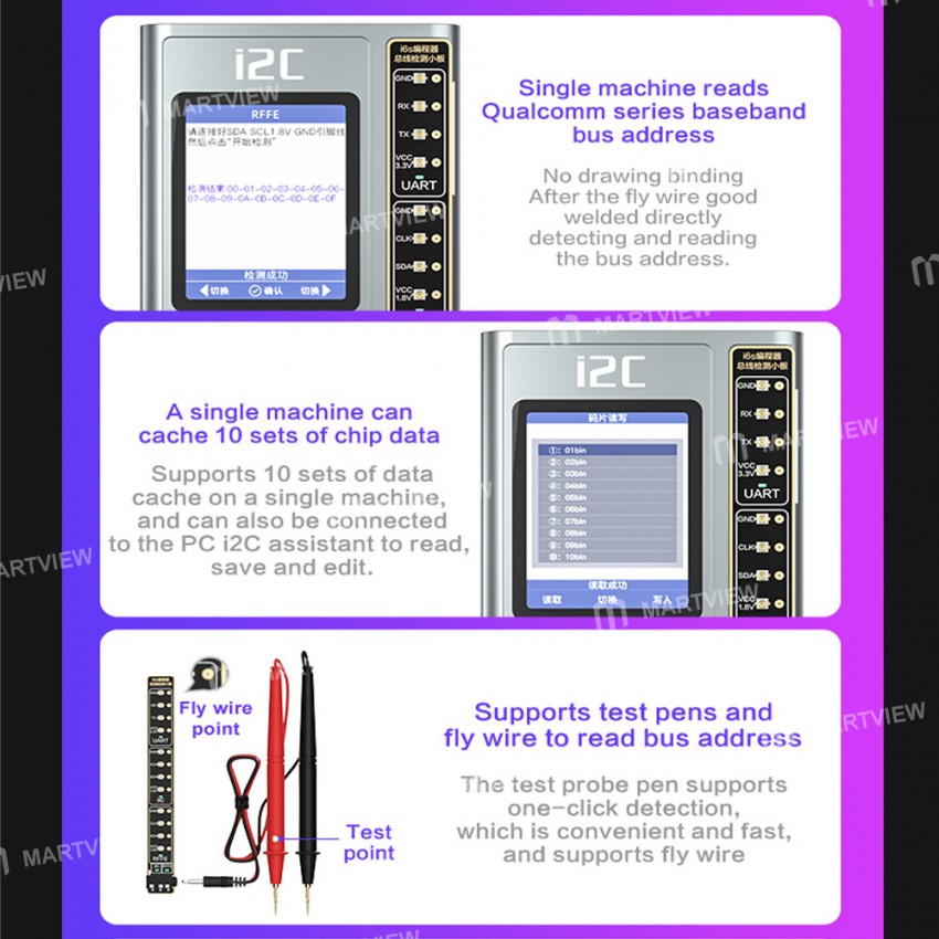 i2c i6s-rffe-chip-bus-detection-small-board-for-quickly-locate-the-fault-point-of-the-signal-section