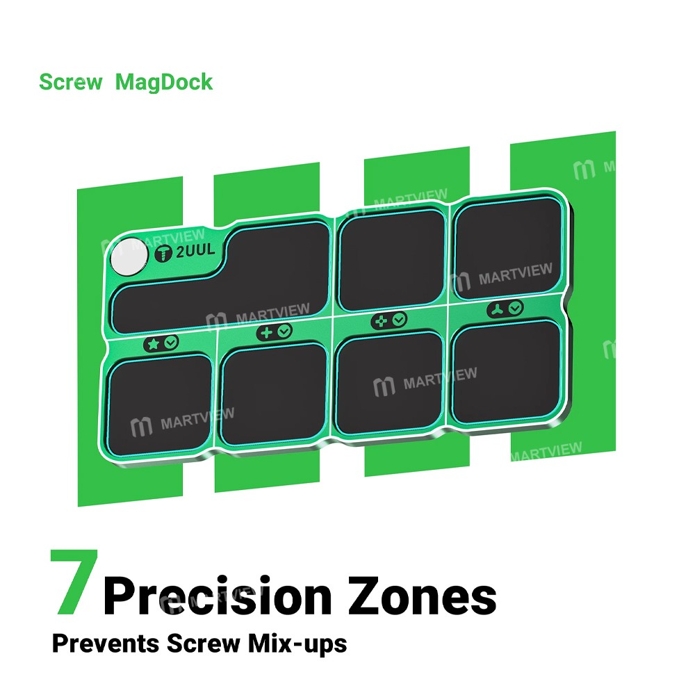 2uul st95-screw-magdock-alloy-partition-magnetic-screw-storage-pad-for-mobile-phones-repair-6