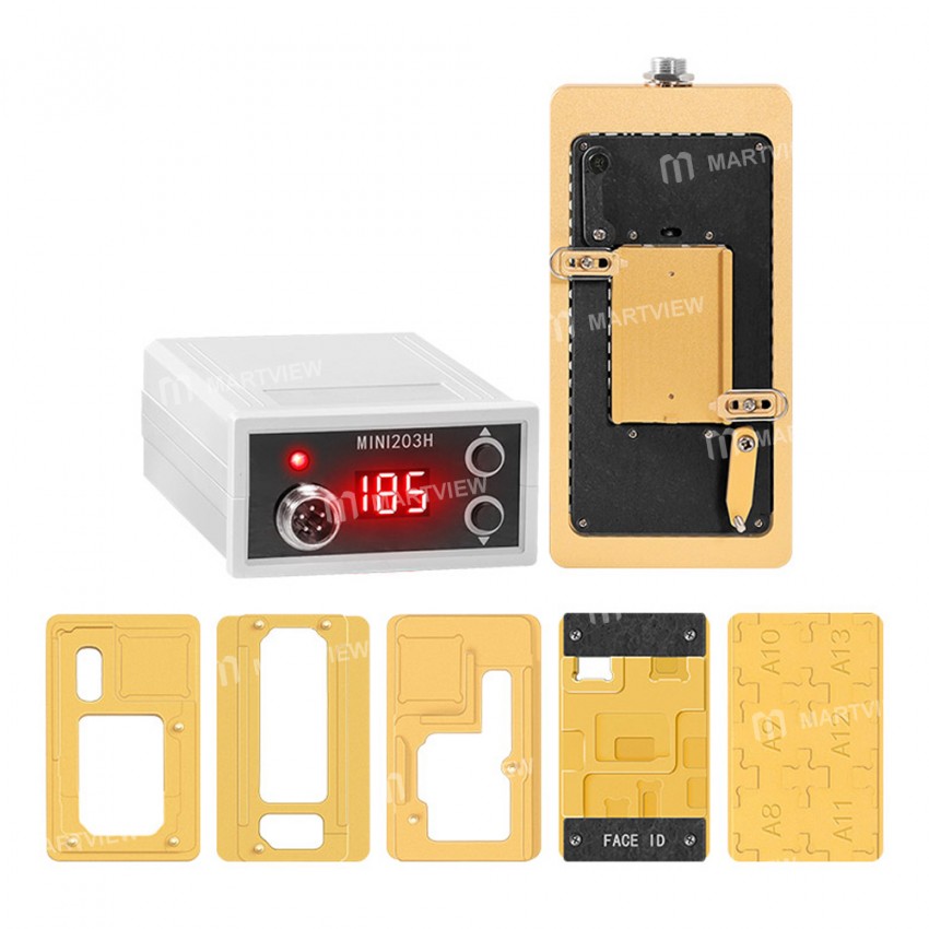 WL MINI203H Heating Station CPU Glue Removing Mainboard Layered Face ID Disassembly Heater for iPhon