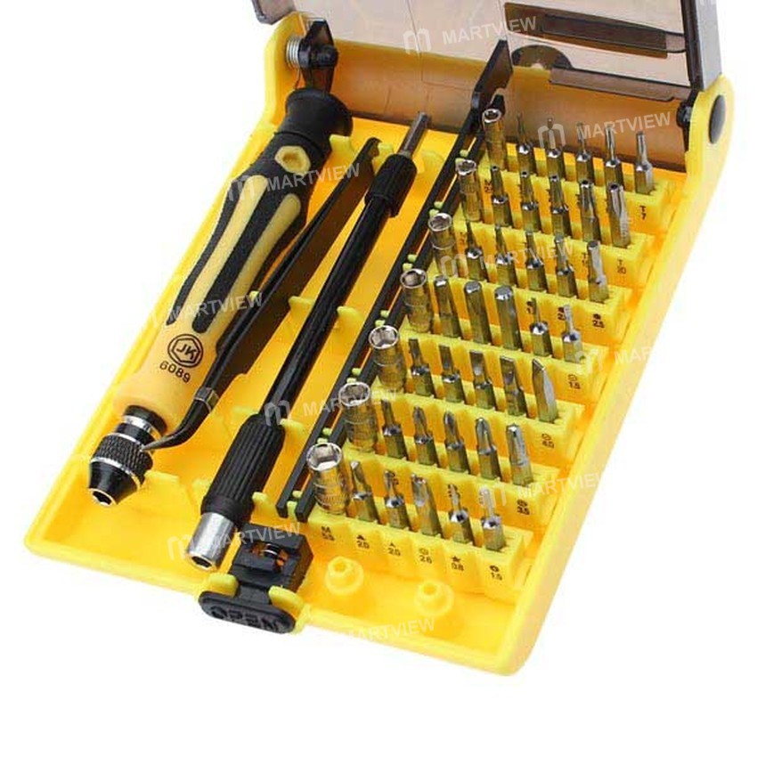 JACKLY JK-6089B (45 in 1) Screwdriver Set Repair Tools For Mobile Phone