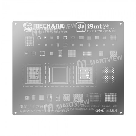 Mechanic iSmt Horn Design Universal BGA Plant Stencil Net for iPhone XR / Xs / Xs Max