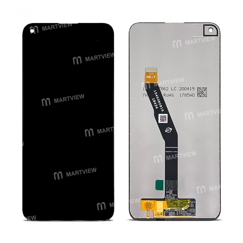 LCD Display Touch Screen Digitizer Assembly Replacement for Huawei Y7P - Black