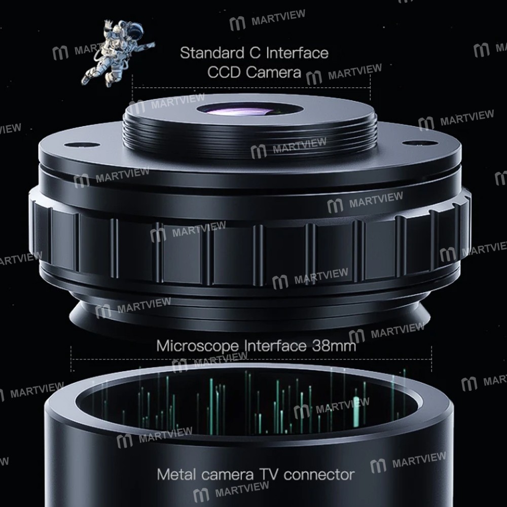 mechanic e3-b11-7x-60x-simul-focal-trinocular-stereo-zoom-microscope-with-b11-big-base-10