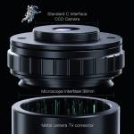 mechanic e3-b11-7x-60x-simul-focal-trinocular-stereo-zoom-microscope-with-b11-big-base-10