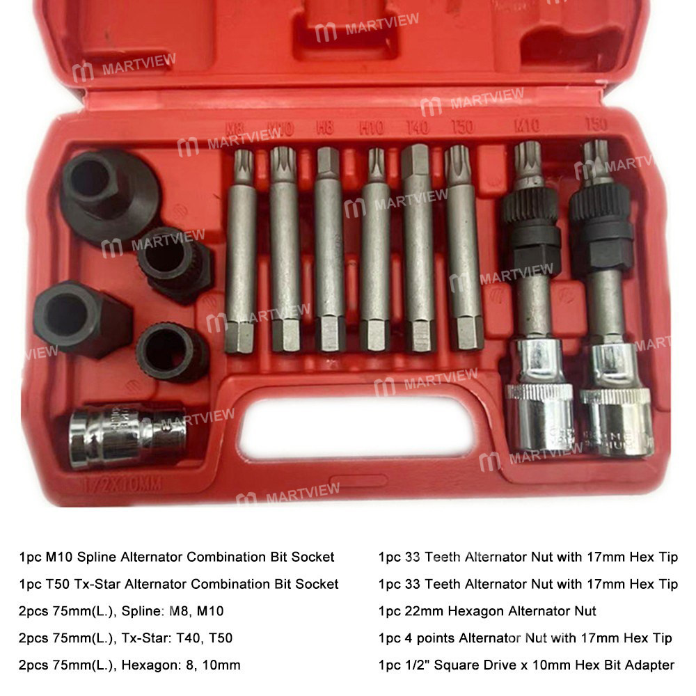 alternator pulley-tool-kit-13-pcs-with-storage-case-8