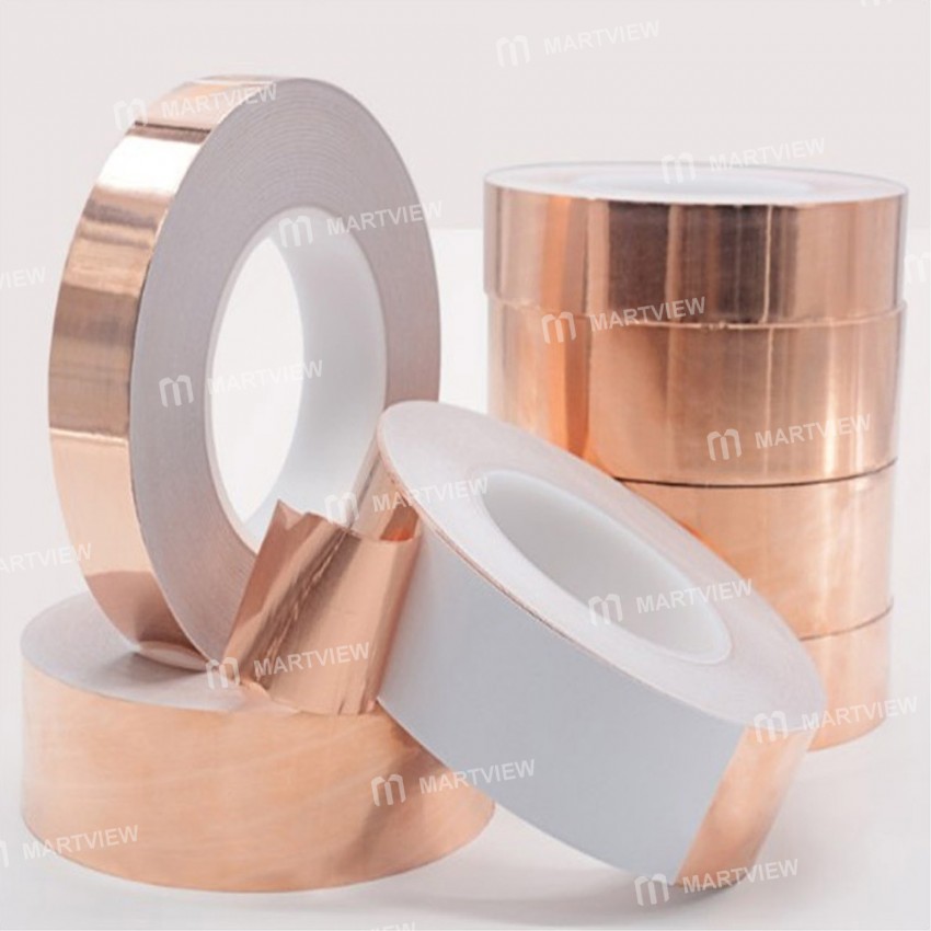 20M Conductive Adhesive Copper Foil Tape EMI Shielding Heat Resist for Electric Guitar