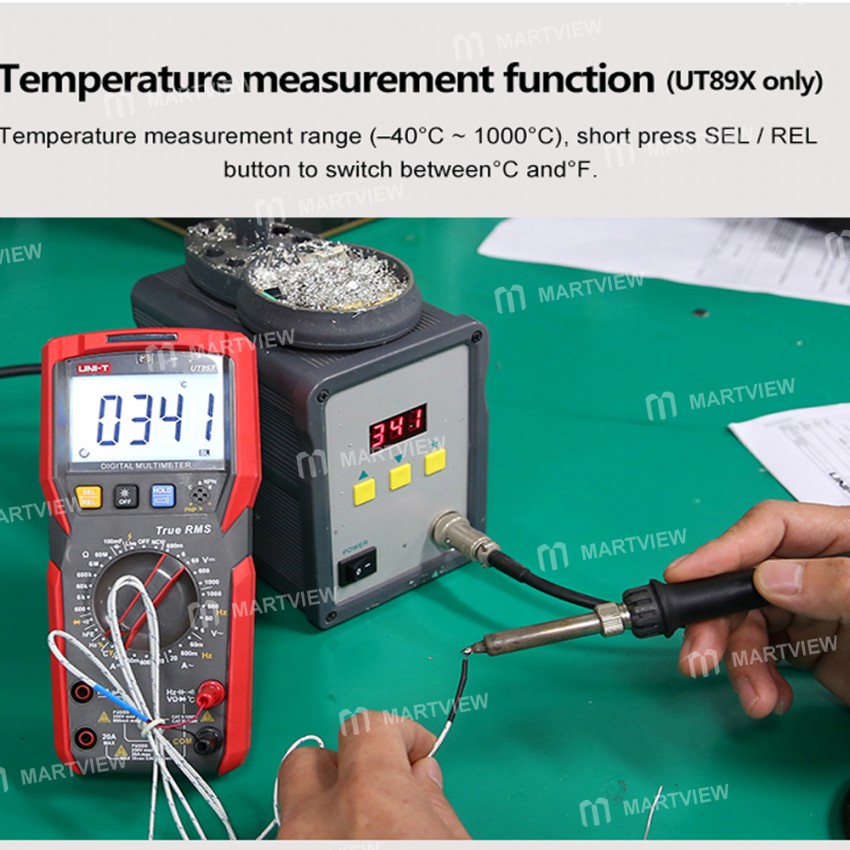 UNI-T UT89X / UT89XD Professional 20A Current AC DCDigital Multimeter