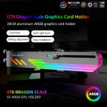 Coolmoon GT8 5V ARGB Multi-interface Synchronous Horizontal Graphics Card Bracket