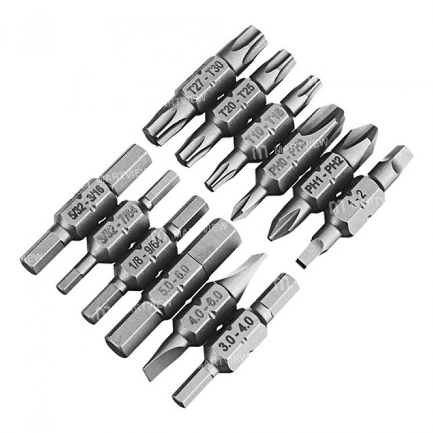 Wiha 26-in-1 Hidden Magazine Screw Driver Kit with Chrome Vanadium Steel Dual-end Bits