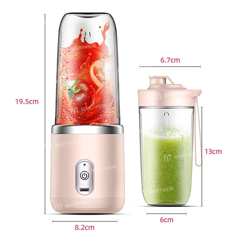 mini mixer-40w-juice-blender-personal-size-portable-rechargeable-usb-double-cup-pink-15
