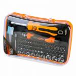 JAKEMY JM-6098 (66 in 1) Handle Screwdriver Tools Screw Driver Socket Extension Bar Repair Tool